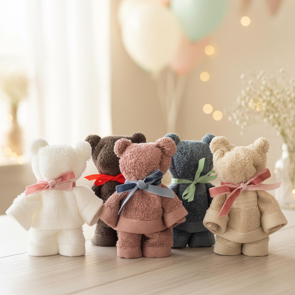 Bamse håndklæde-figur