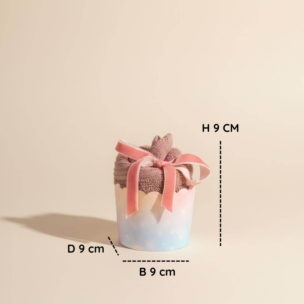 Cupcake af håndklæde – sjov og nuttet lille gaveidé fra TrylleTrolde