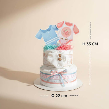 Gender reveal blekage i mellem størrelse – afslør om det bliver dreng eller pige