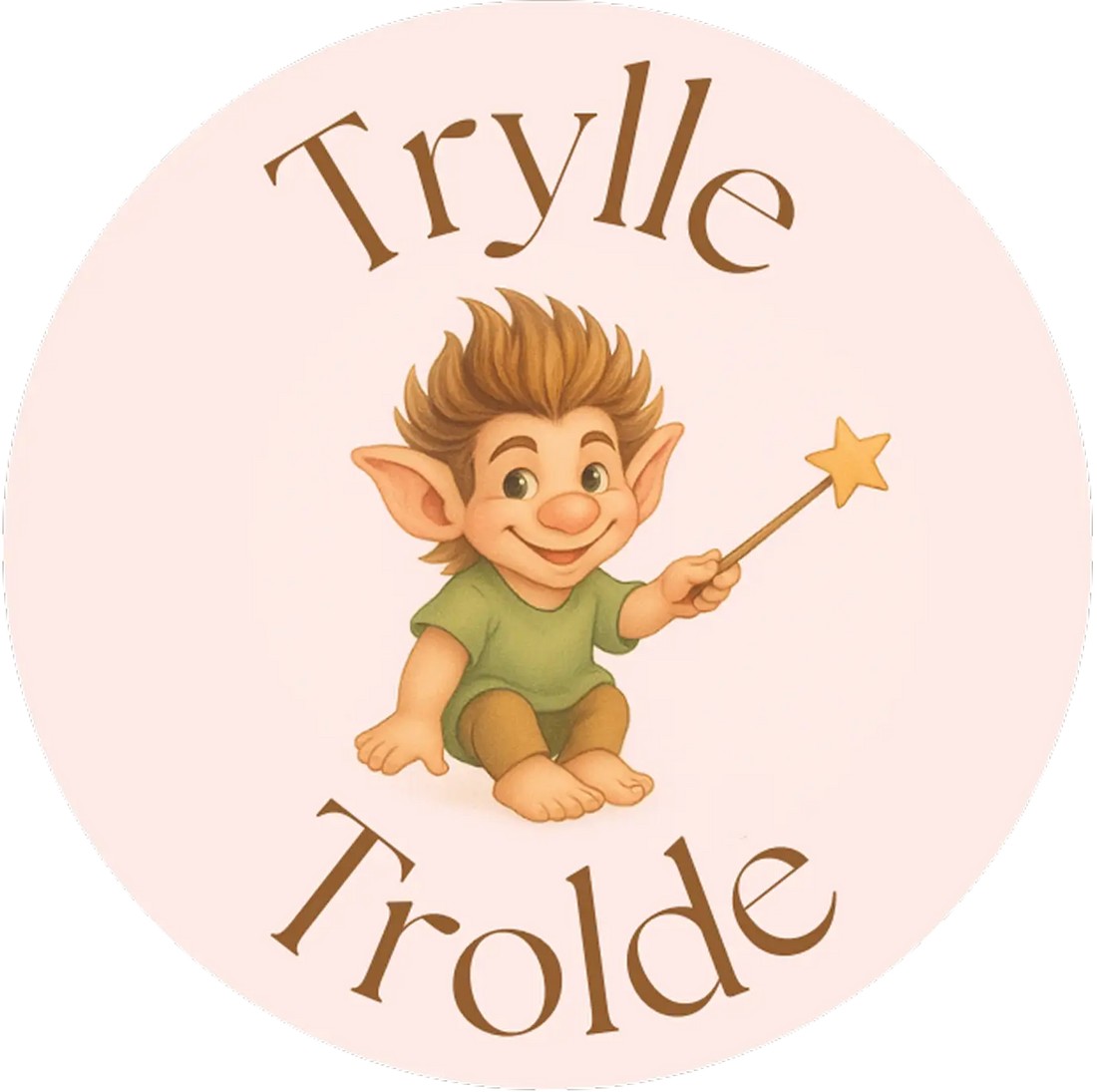 TrylleTrolde rundt logo